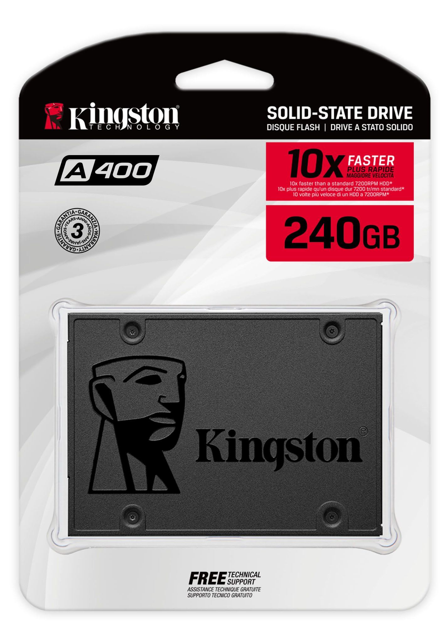 Disco duro interno KINGSTON SSD SATA III 2,5 240GB 