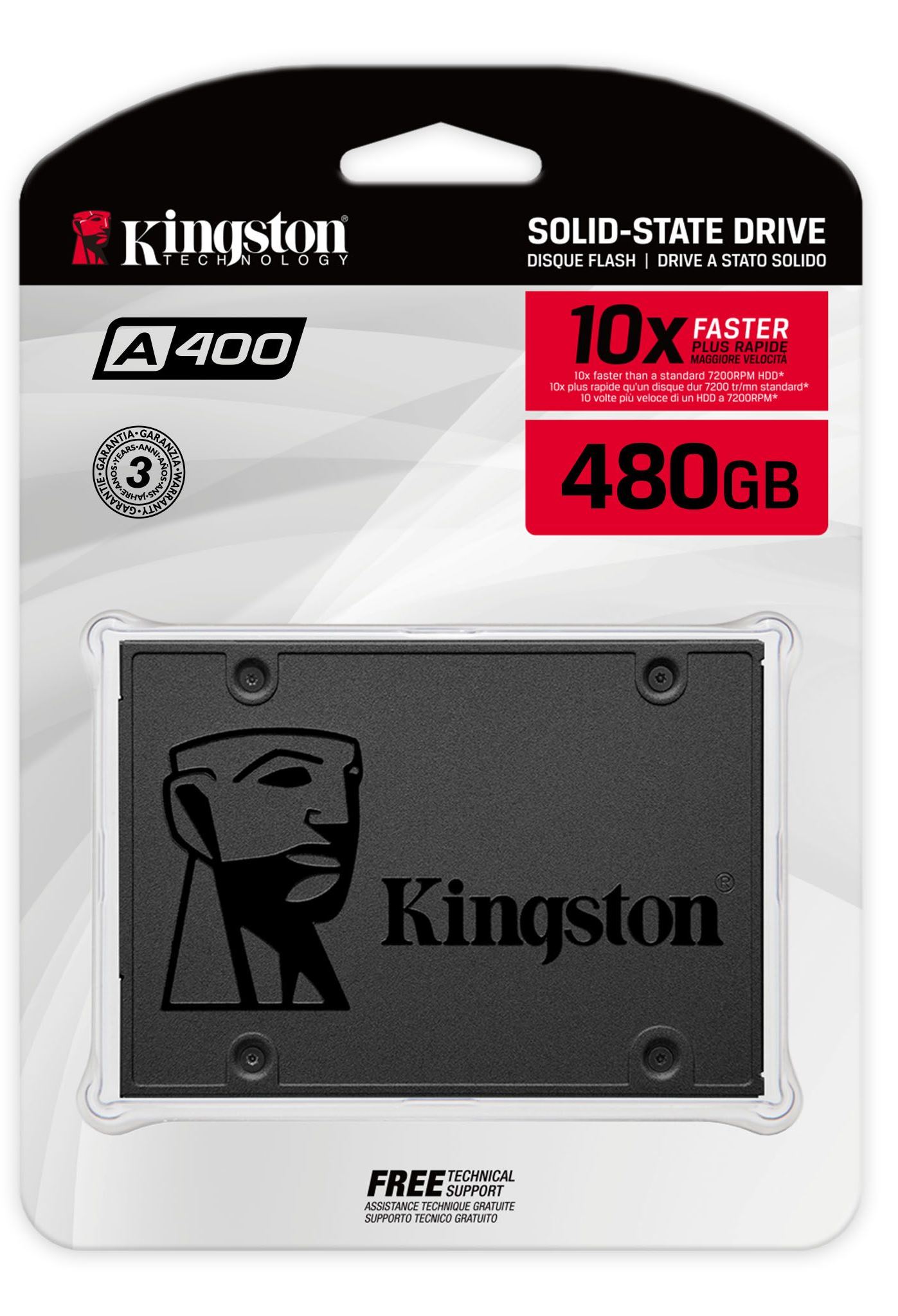 Disco duro interno KINGSTON SSD SATA III 2,5 480GB