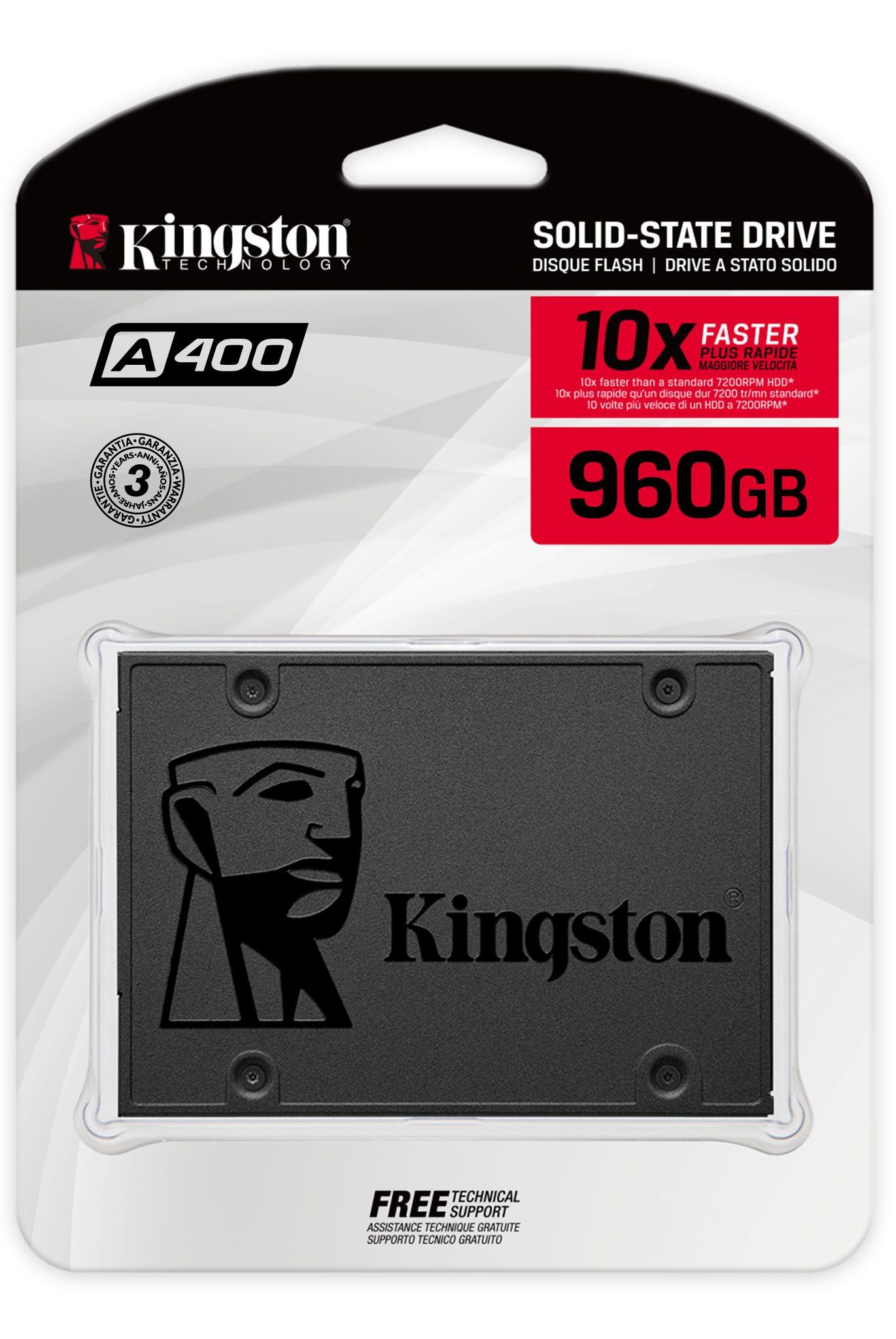 Disco duro interno KINGSTON SSD SATA III 2,5 960GB