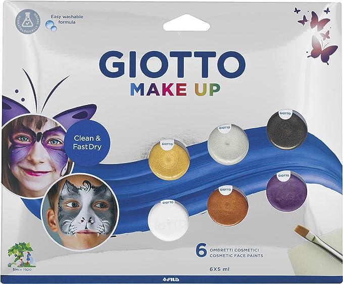 Pinturas cosmticas GIOTTO Make-Up Metallic 5ml Caja 6