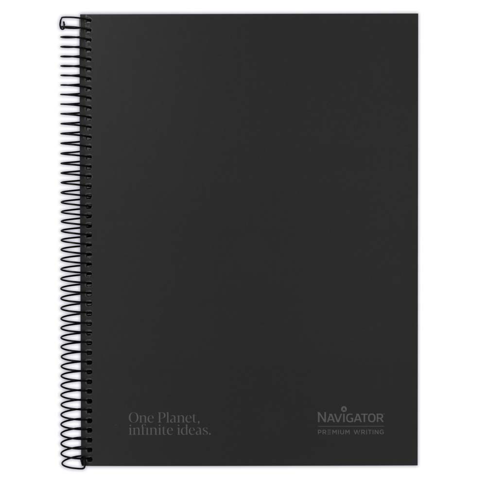 Cuaderno NAVIGATOR T.Extra A4 rayado 4T 120h negro