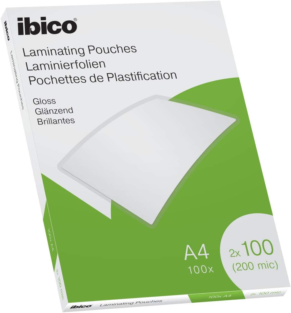 Fundas plastificar IBICO Value 100 A4 brillo Caja 100