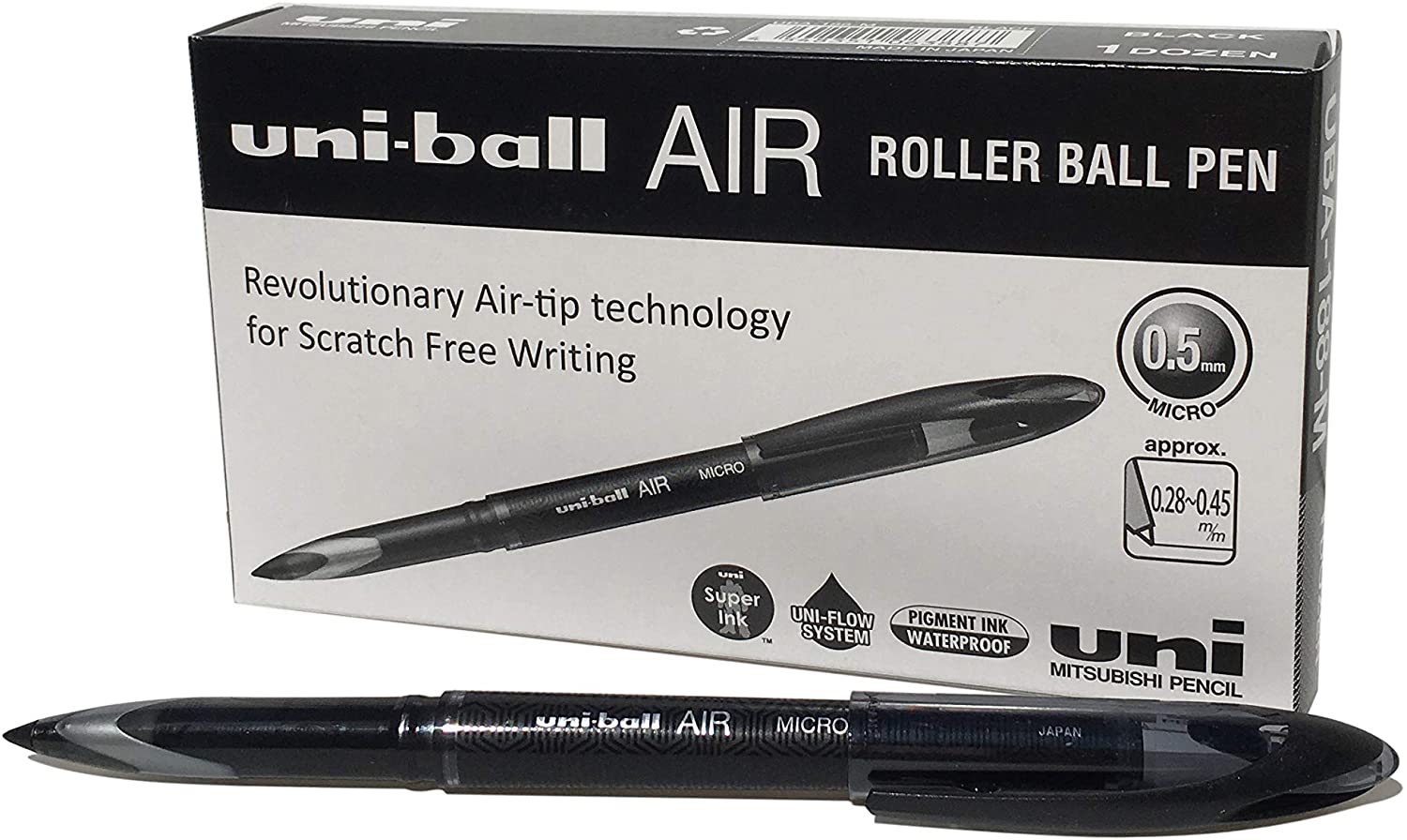 Rollerball T. lquida UNI-BALL Air UBA188-L 0,7 negro