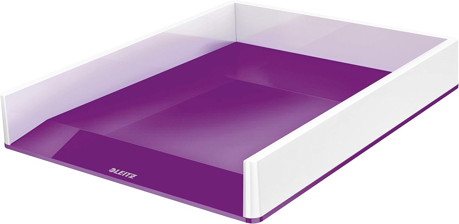 LEITZ Wow Dual Bandeja plstico blanco/violeta 53611062