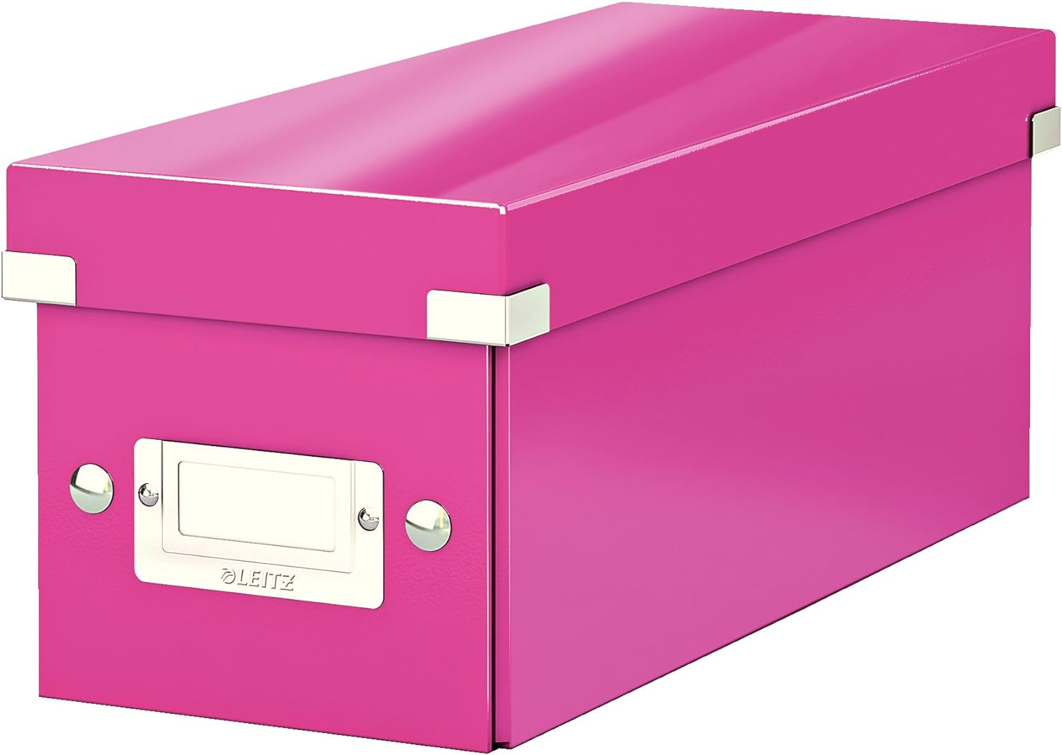 Caja almacenaje LEITZ Click&Store CD Box fucsia