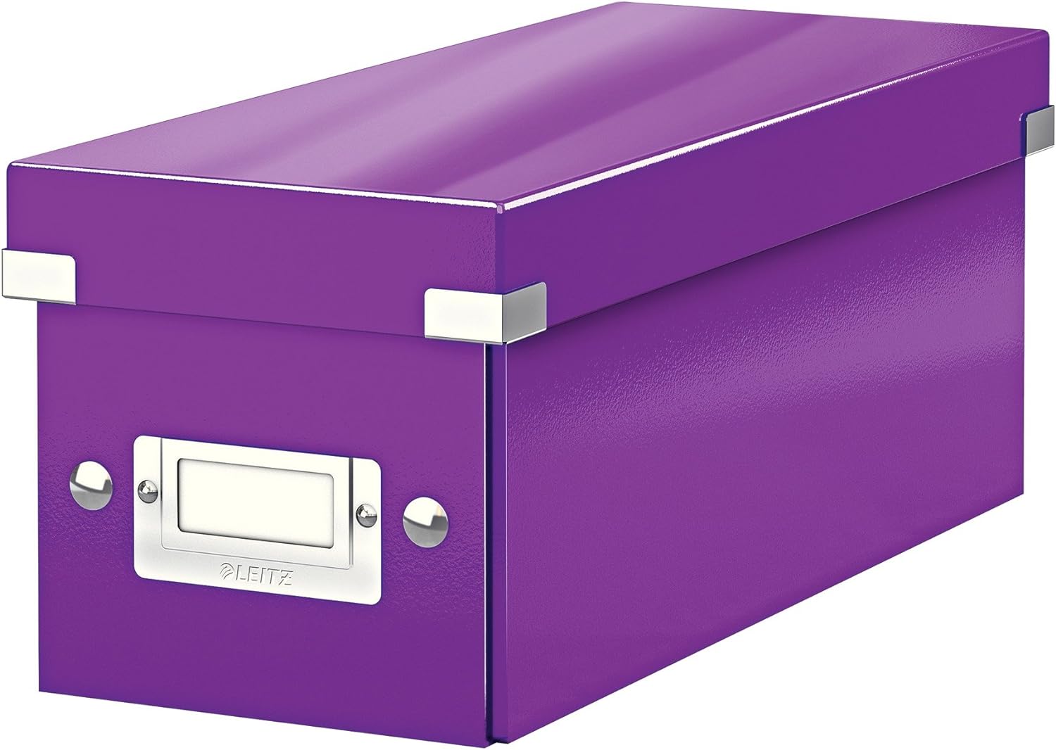 Caja almacenaje LEITZ Click&Store CD Box violeta