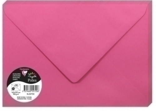 Sobre CLAIREFONTAINE 162x229 120g fucsia Pack 20