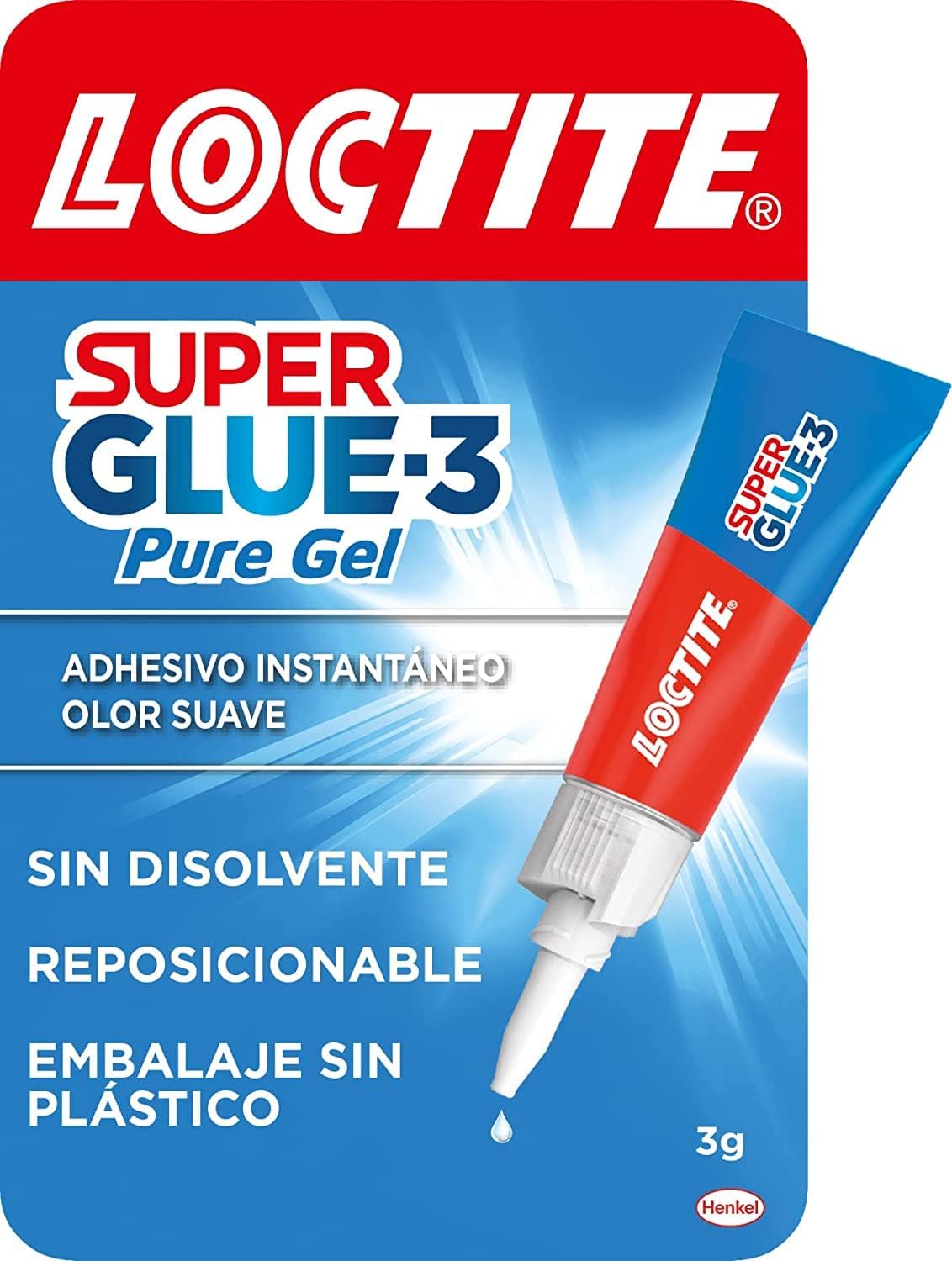 Pegamento LOCTITE Super Glue-3 Pure Gel 3g