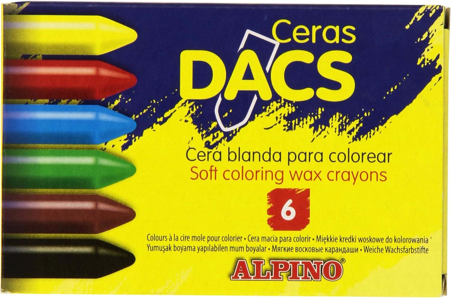Ceras DACS blanda Caja  6 colores DA050260