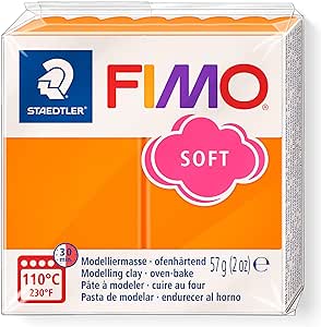 Pasta modelar FIMO Soft naranja 57g 8020-42