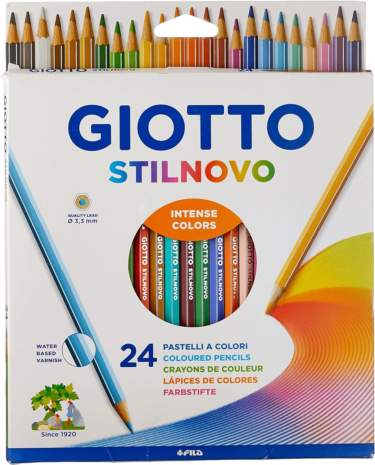 Lpiz color GIOTTO Stilnovo Surtido Caja 24 F256600