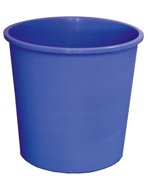 Papelera plstico DISNAK 18 litros azul 318-07 