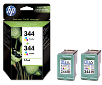 Tinta HP N344 tricolor C9505EE Pack 2