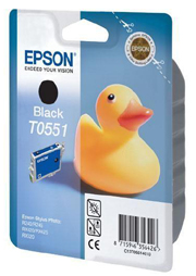 Tinta EPSON T0551 negro C13T05514010 290 pginas