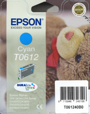 Tinta EPSON T0612 cyan C13T061240LB 250 pginas