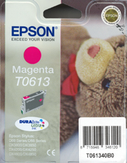 Tinta EPSON T0613 magenta C13T06134010 250 pginas