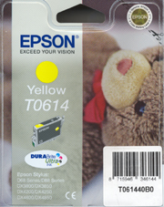 Tinta EPSON T0614 amarillo C13T06144010 250 pginas