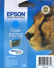 Tinta EPSON T0712 cyan C13T07124012 245 pginas