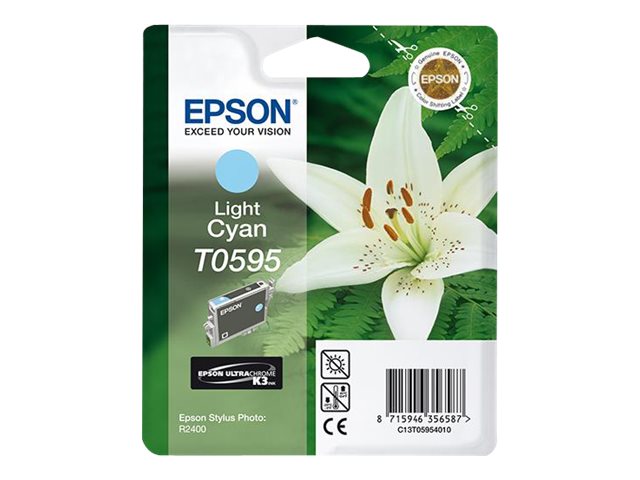 Tinta EPSON T0595 cyan claro C13T05954010 520 pginas