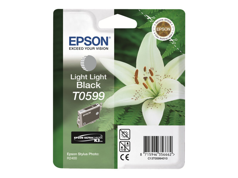 Tinta EPSON T0599 gris claro C13T05994010 520 pginas