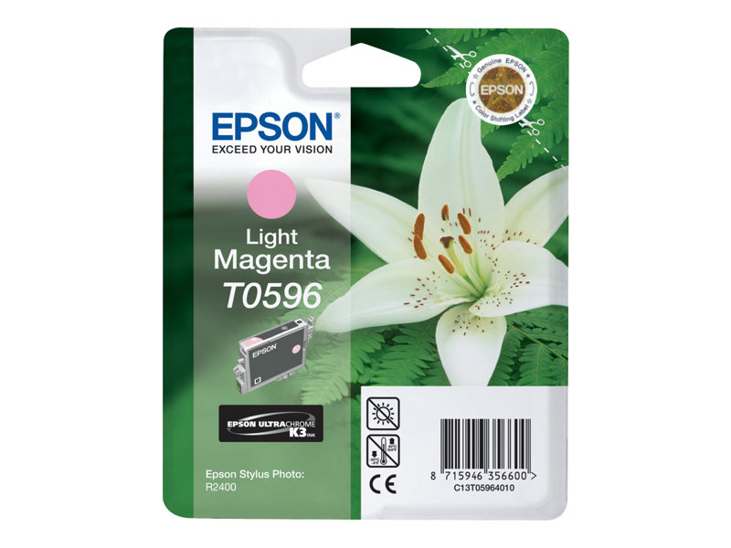 Tinta EPSON T0596 magenta claro C13T05964010 520p