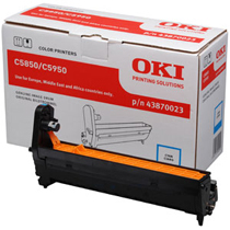 Tambor Oki 43870021 amarillo C5850/C5950/CM560