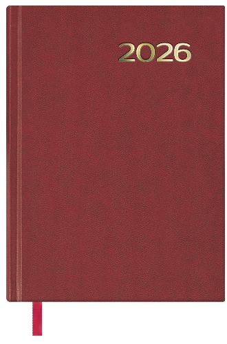 Agenda encuadernada  SINTEX D/P 14x20 burdeos 11402