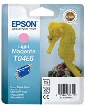 Tinta EPSON T0486 magenta claro C13T04864010 430p