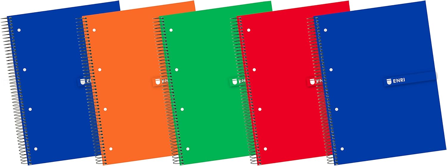 Cuaderno ENRI T.Extradura A4+ 5x5 160h microperforado