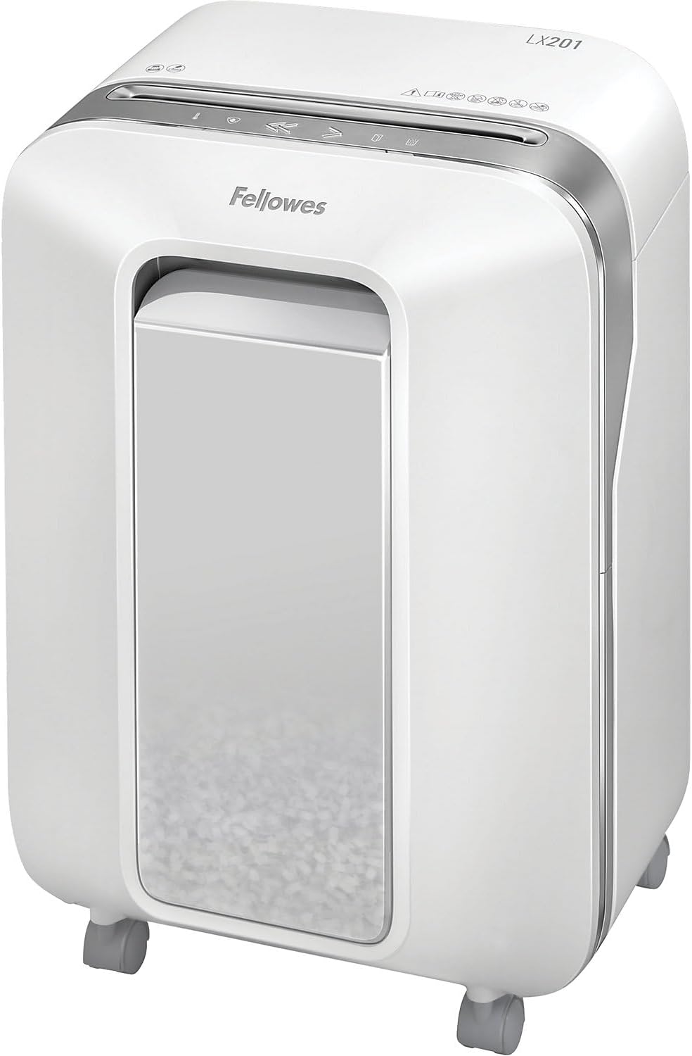 Destructora personal FELLOWES LX201 2x12 12h 22L blanco
