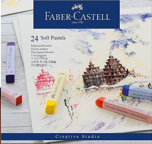 Tiza FABER CASTELL pastel blando Caja 24 128324