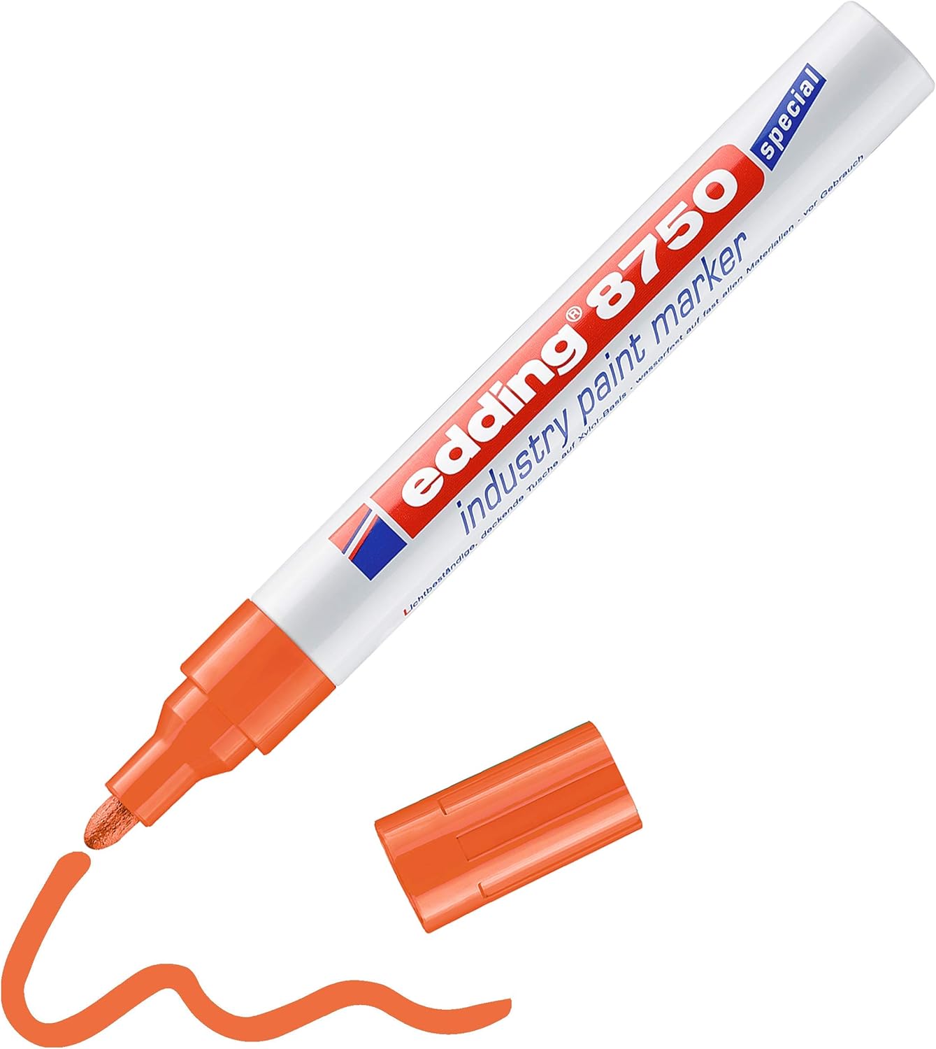 Marcador permanente EDDING 8750 aceite-polvo naranja