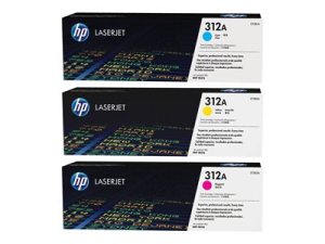 Tner HP N312A multipack cyan+magenta+amarillo CF440AM