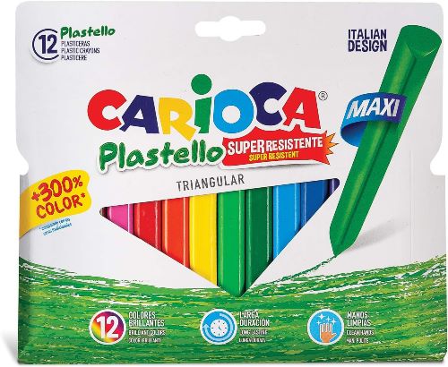 Ceras CARIOCA Maxi Triangular Caja 12 42671