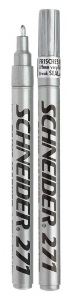 Marcador laca SCHNEIDER Maxx plata 1-2mm 271