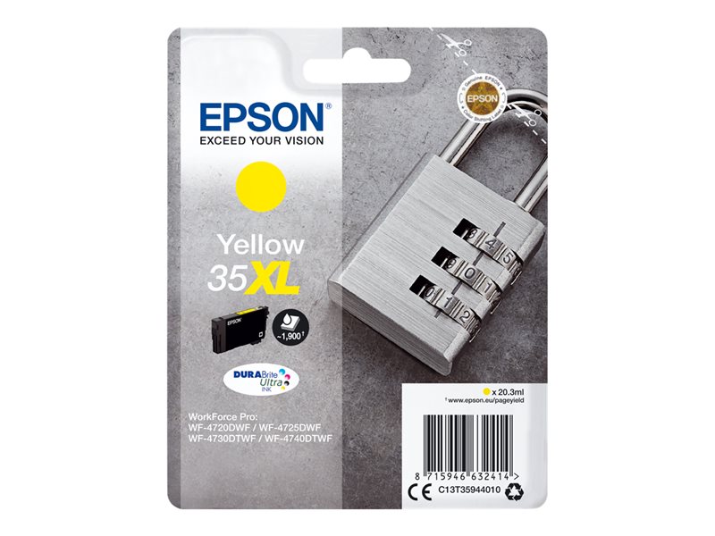 Tinta EPSON 35XL amarillo C13T35944010 1.900 pginas