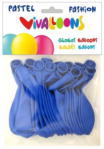 Globo VIVALLOONS Fashion redondo azul medio Bolsa 20