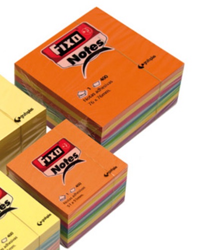 Cubo notas adhesivas FIXO 51x51 nen 400 hojas