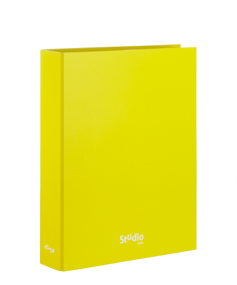 Carpeta anillas PARDO Studio Style 4A-40mm amarillo 