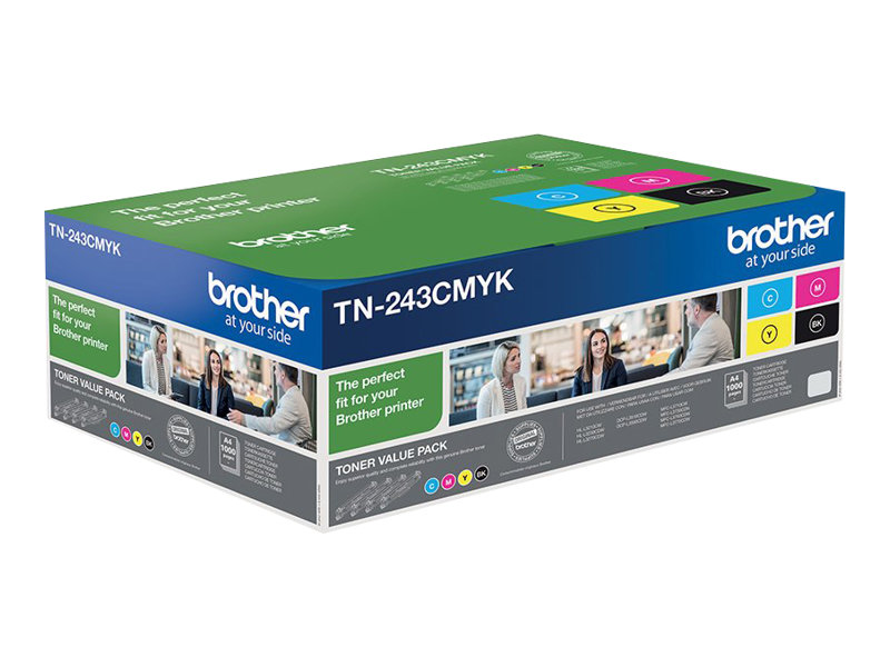 Tner BROTHER TN243CMYK negro+color 1.000 pginas