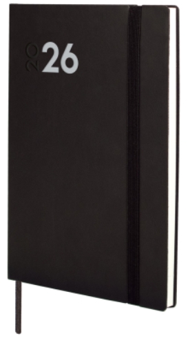Agenda encuadernada FINOCAM Dynamic Mara Y10 D/P negro
