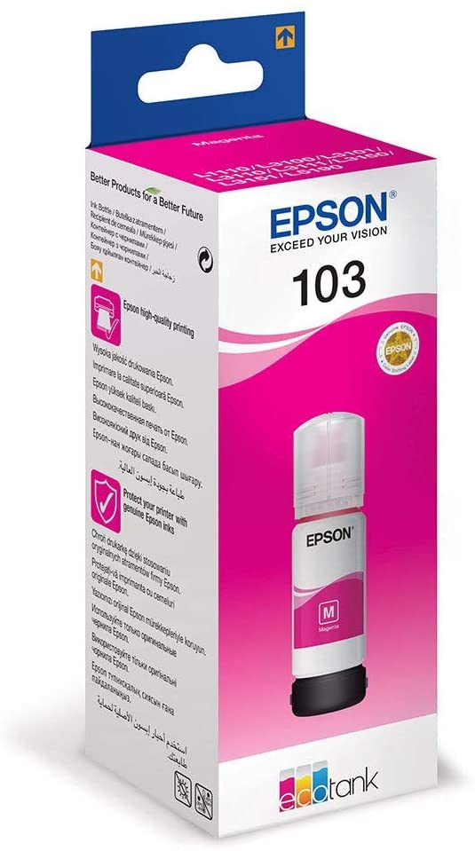 Tinta EPSON Ecotank 103 C13T00S34A magenta 7.500 pg