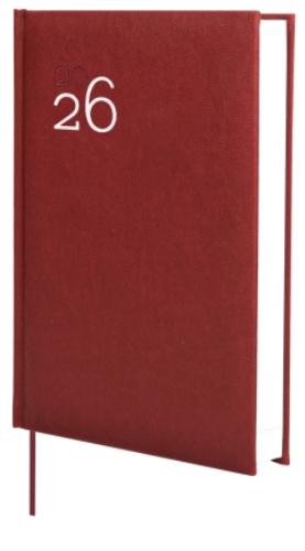 Agenda encuadernada FINOCAM Milano Y10 D/P burdeos