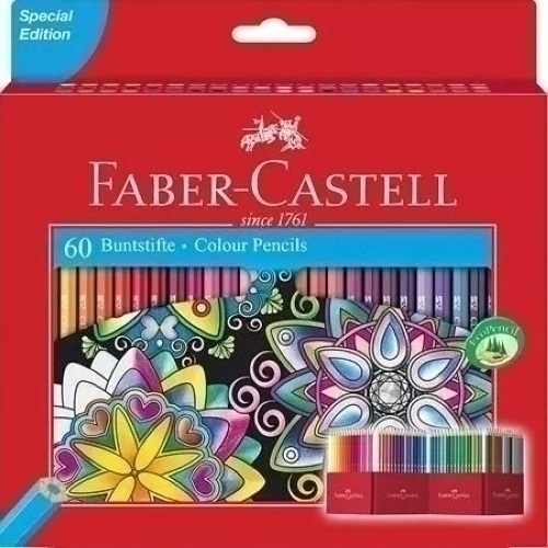 Lpiz color FABER CASTELL Surtido Caja 60 111260