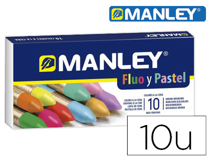 Ceras MANLEY blanda  flor-pastel surtido Caja 10 