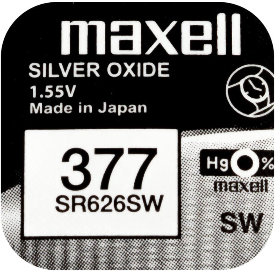 Pila �xido plata MAXELL 377 SR416SW 1.55v  (M044)