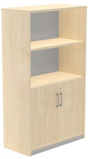 Armario melamina ROCADA puertas haya/haya 156x90x45