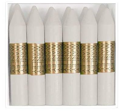 Cera blanda MANLEY blanco Caja 12 MNC04442