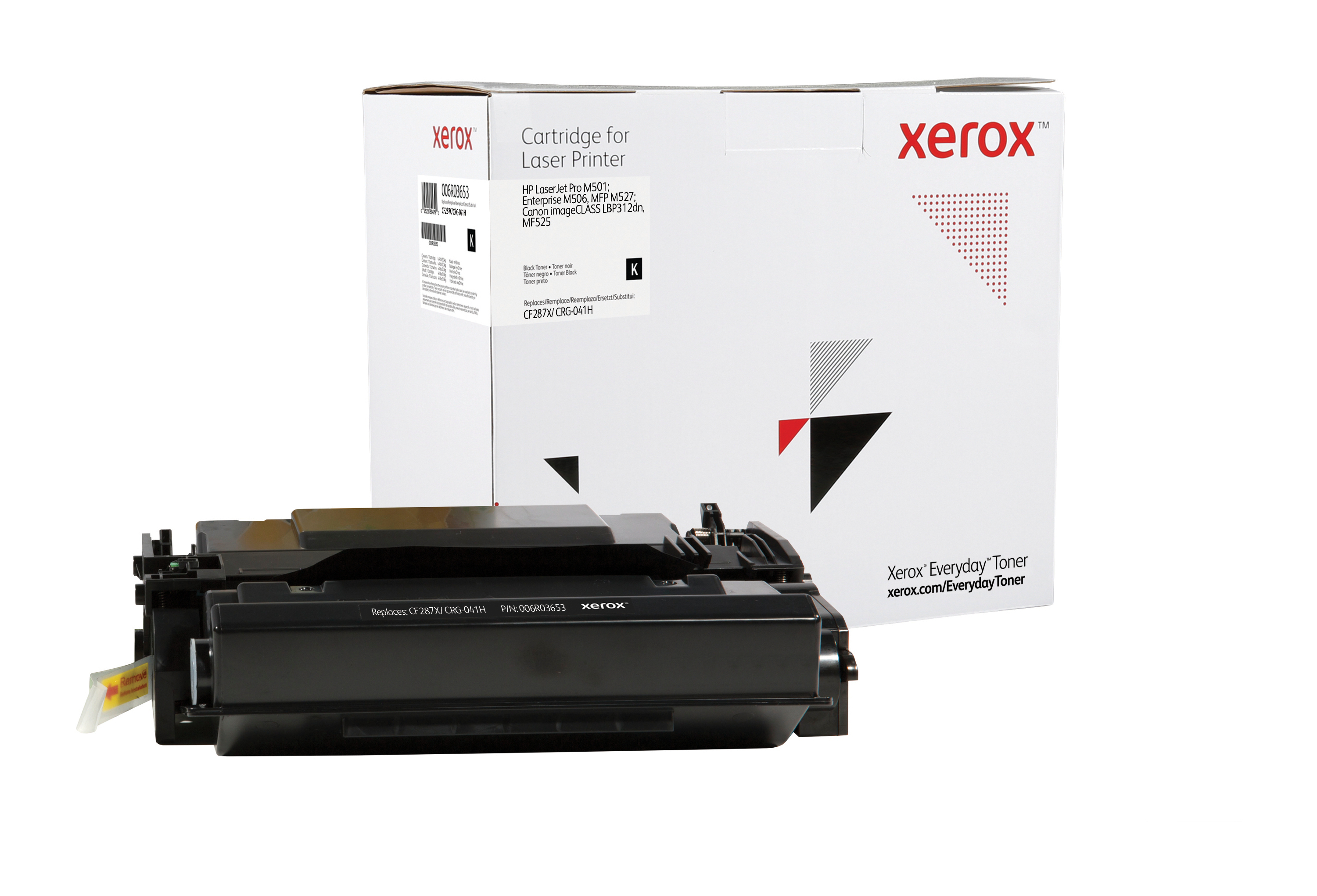 Tner HP N87X negro CF287X compatible XEROX 006R03653