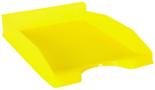 Bandeja pl�stico apilable FAIBO trasl�cido amarillo